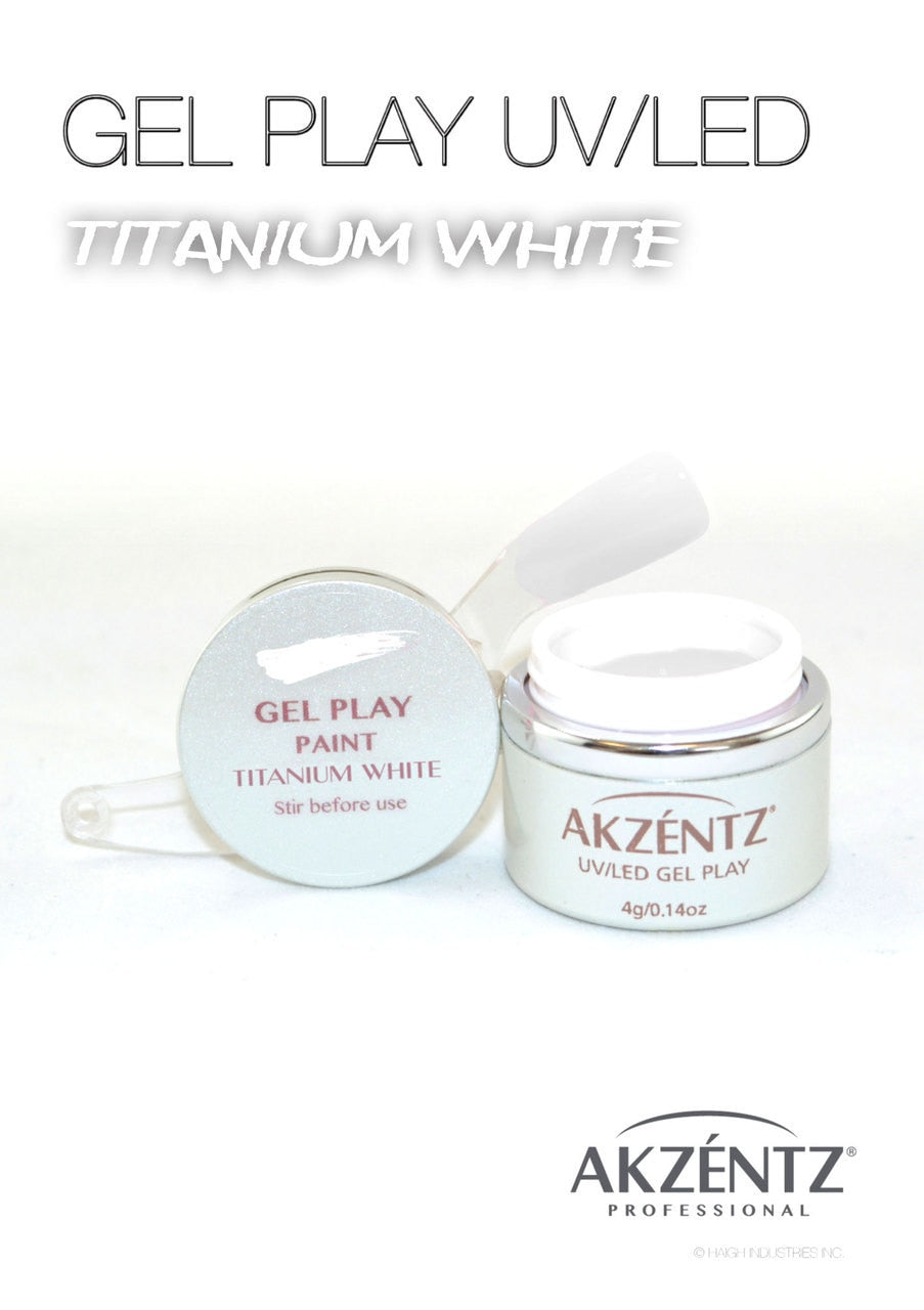 UV/LED GEL PLAY - TITANIUM WHITE 4gm