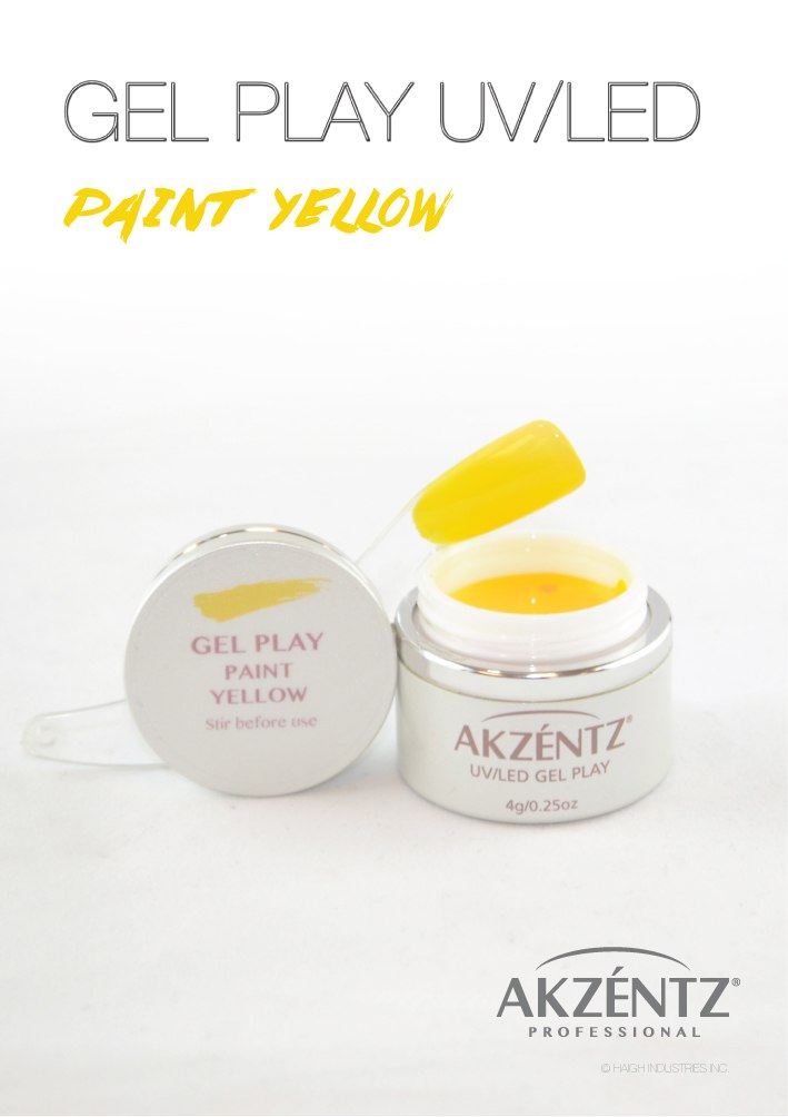 UV/LED GEL PLAY - PAINT YELLOW 4gm