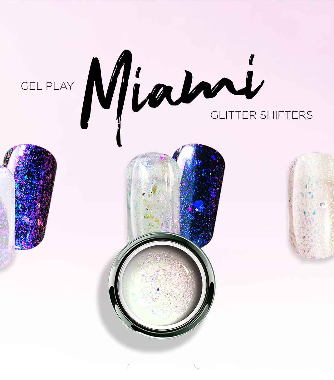 UV/LED GEL PLAY GLITTER SHIFTER MIAMI HEAT 4gr