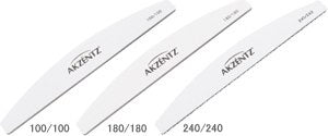 Akzentz White 100/100 Curved Files - Single