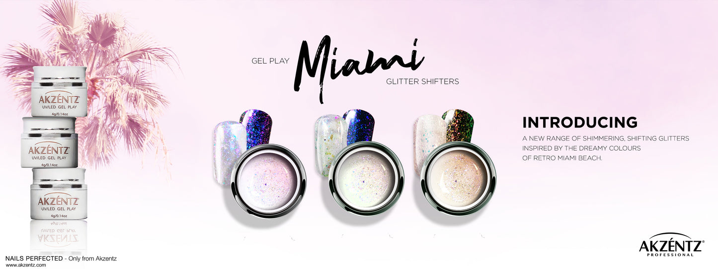 UV/LED GEL PLAY GLITTER SHIFTER MIAMI HEAT 4gr